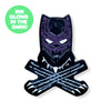 Black Cat & Crossbones GLOW-IN-THE-DARK Enamel Pin