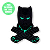 Black Cat & Crossbones GLOW-IN-THE-DARK Enamel Pin