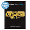 Claimsies Crew Glitter Enamel Pin