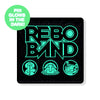 Rebo Band GLOW-IN-THE-DARK Enamel Pin