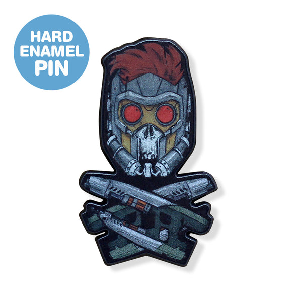 Outlaw & Crossbones Enamel Pin