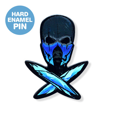 Cold Kombatant & Crossbones Enamel Pin